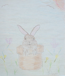Easter Bunny 1 by Colleen Jernigan