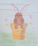 Easter Bunny 2 by Colleen Jernigan
