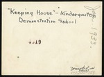 Reverse of "Keeping House"