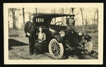 John Clayton Fant and Mabel Fant and son with car