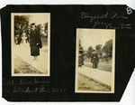 Ruth Dickens in cap and gown; 1921; Elizabeth Peek in cap and gown; 1921 by Cordie Williams Harvey