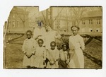 Mary Bailey with group of Negro children; circa 1913 by Mary Bailey Pate