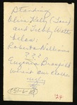 "Weren't Our Clothes Ugly?", back inscription ; 1924 by Rebecca Evans Matchett