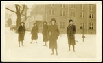 Snow at Mississippi State College for Women; 1923
