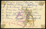 "Dorothy Vernon of Haddon Hall" sophomore play, back inscription; 1923 by Alice Jackson Williams