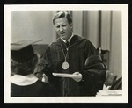 James Strobel awarding diplomas