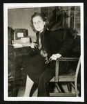 Emma Ody Pohl at her desk