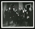 Dorothy Bush with President Lyndon Johnson