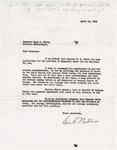 Letter from George R. Nobles to Hugh L. White; April 10, 1936