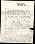 Letter from Christine Smith to Pauline Smith; September 21, 1943