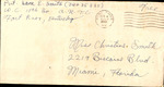 Letter from Sonny Boy to Christine Smith; October 4, 1943 by Sam Ellard Smith