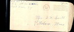 Letter from Sonnyboy to Pauline Smith; October 3, 1943 by Sam Ellard Smith