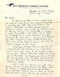 Letter from Christine Smith to Pauline Smith; December 26, 1943