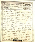 Letter from Sonny Boy to Pauline Smith; January 13, 1944