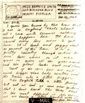 Letter from Sonny Boy to Bernice Smith; January 28, 1944