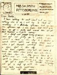 Letter from Sonny Boy to Pauline Smith; January 31, 1944 by Sam Ellard Smith