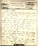 Letter from Sonny Boy Smith to Pauline Smith; February 10, 1944