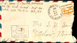 Letter from Sonny Boy Smith to Pauline Smith; March 19, 1944 by Sam Ellard Smith