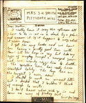 Letter from Sonny Boy Smith to Pauline Smith; April 20, 1944 by Sam Ellard Smith