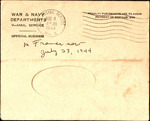 V-mail letter from Sonny Boy Smith to Pauline Smith; July 23, 1944