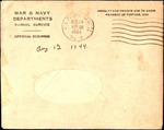 Telegram from Sonny Boy Smith to Pauline Smith; August 12, 1944
