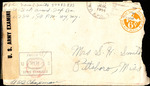 Letter from Sonny Boy Smith to Pauline Smith; October 20, 1944 by Sam Ellard Smith