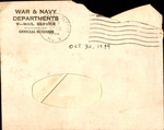 Letter from Sonny Boy Smith to Pauline Smith; October 30, 1944 by Sam Ellard Smith