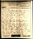 V-mail letter from Sonny Boy Smith to Bernice Smith; No Date