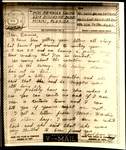 V-mail letter from Sonny Boy Smith to Bernice Smith; No Date by Sam Ellard Smith