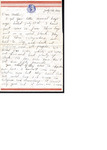 Letter from Sonny Boy Smith to Pauline Smith; July 24, 1945 by Sam Ellard Smith