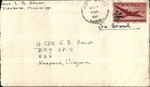 Letter from Christine Faust to Woody Faust, April 7, 1947