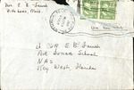 Letter from Christine Faust to Woody Faust, April 14, 1947 by Edith Christine Faust