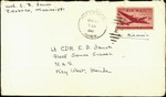 Letter from Christine Faust to Woody Faust, April 21, 1947 by Edith Christine Faust